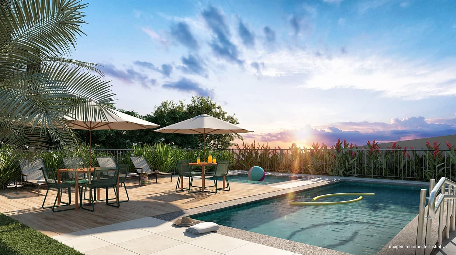 Piscinas Adulto e Infantil.